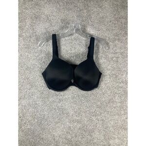Dreamfit 38DD Black Bra Style DF84027 Nylon Spandex Comfort Everyday‎